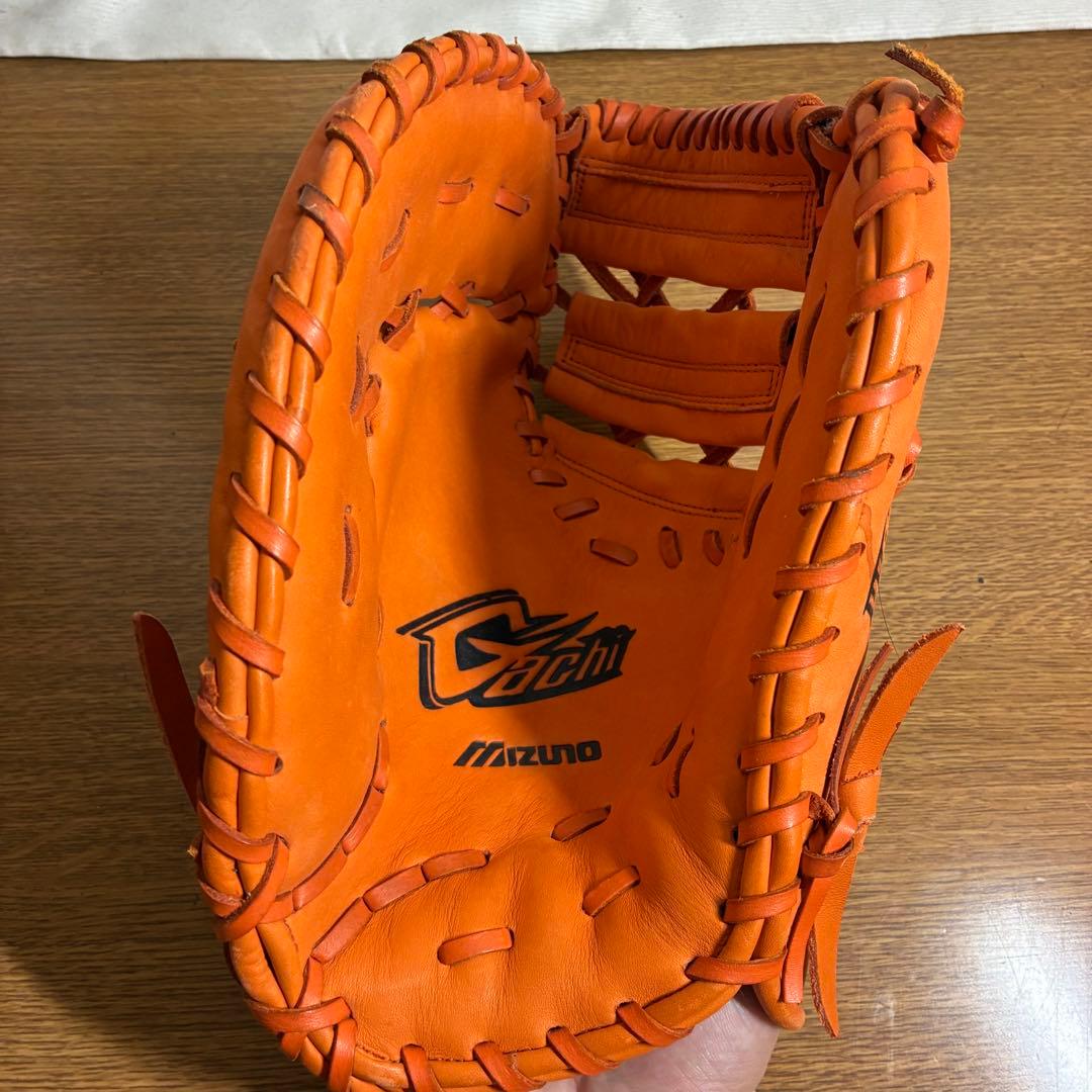 ミズノ ガチ 一般軟式 ファーストミット 左投げ 極美品 一部汚れあり