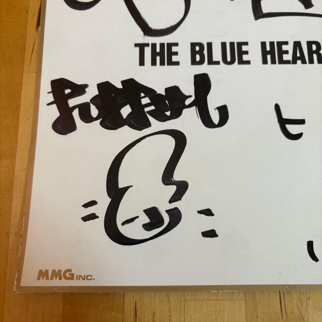 THE BLUE HEARTS 直筆サイン　サイン　色紙　1992 (9