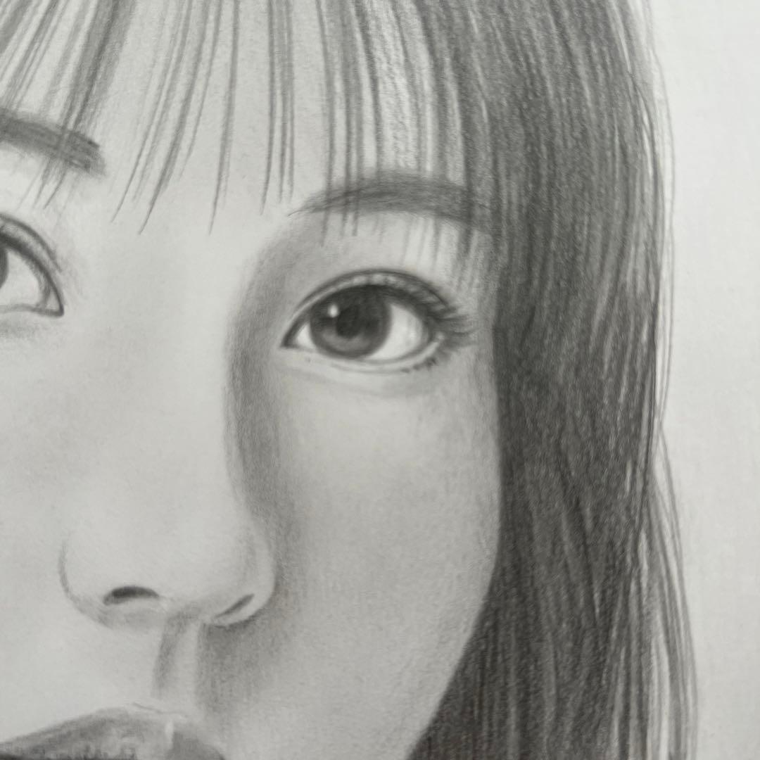 鉛筆画 美人画 A4サイズ - メルカリ