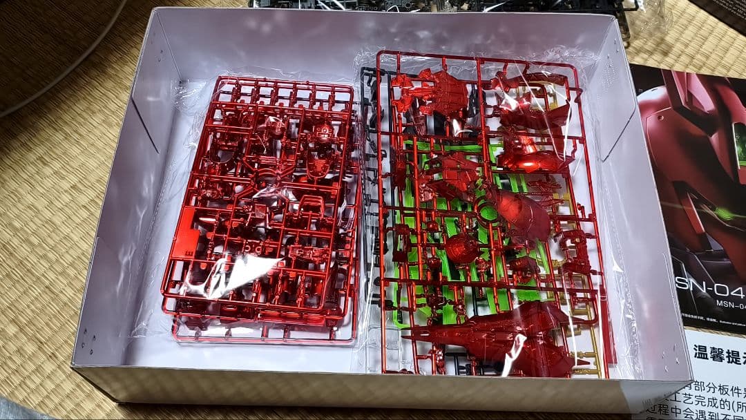 RG サザビー　メカニカルコアメッキ