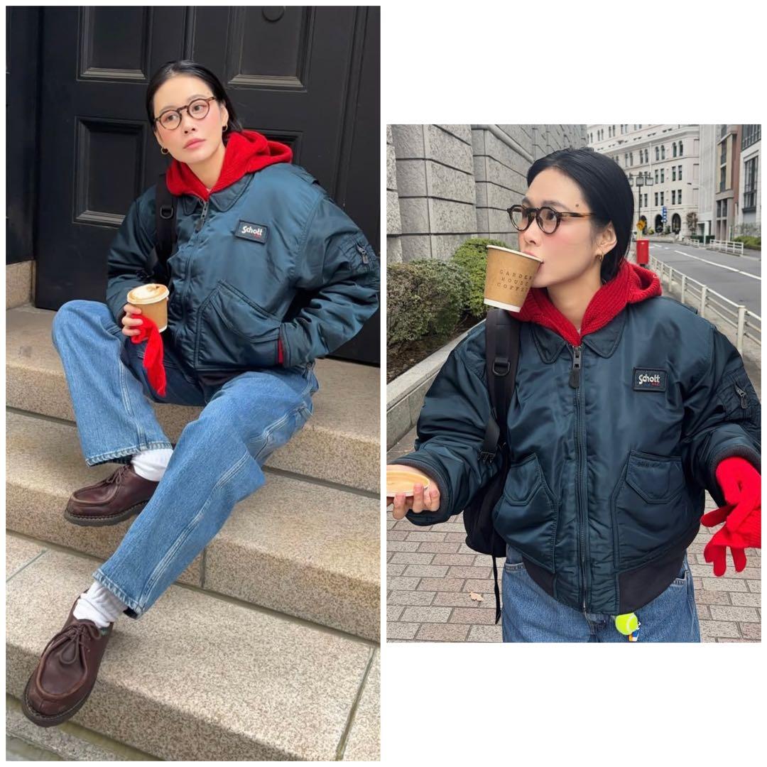 美品 田中シェン着用 90s Schott CWU-R フライトジャケット XL - メルカリ