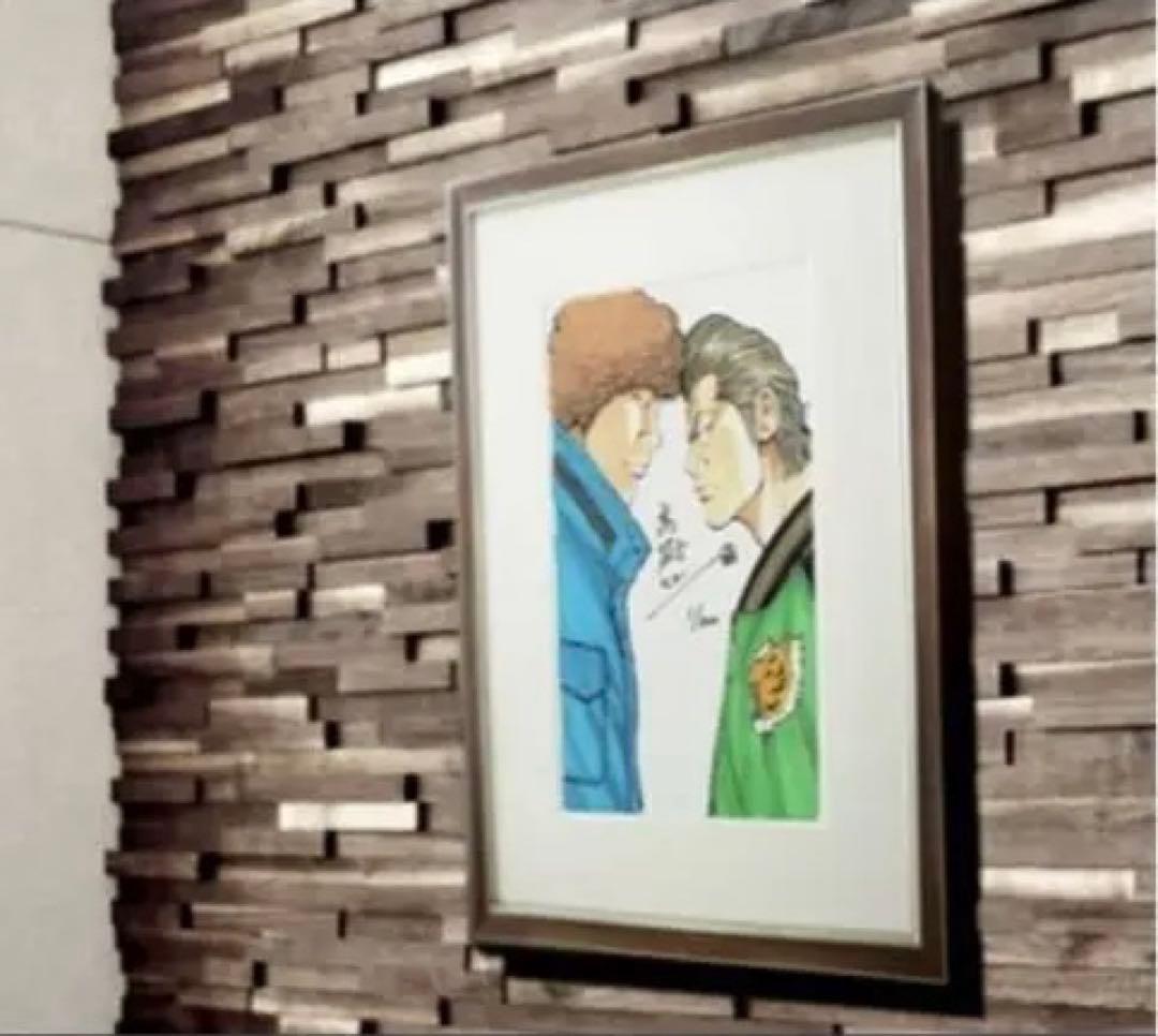 坊屋春道VSリングダマン 300部限定　複製原画　高橋ヒロシ　クローズ　ワースト