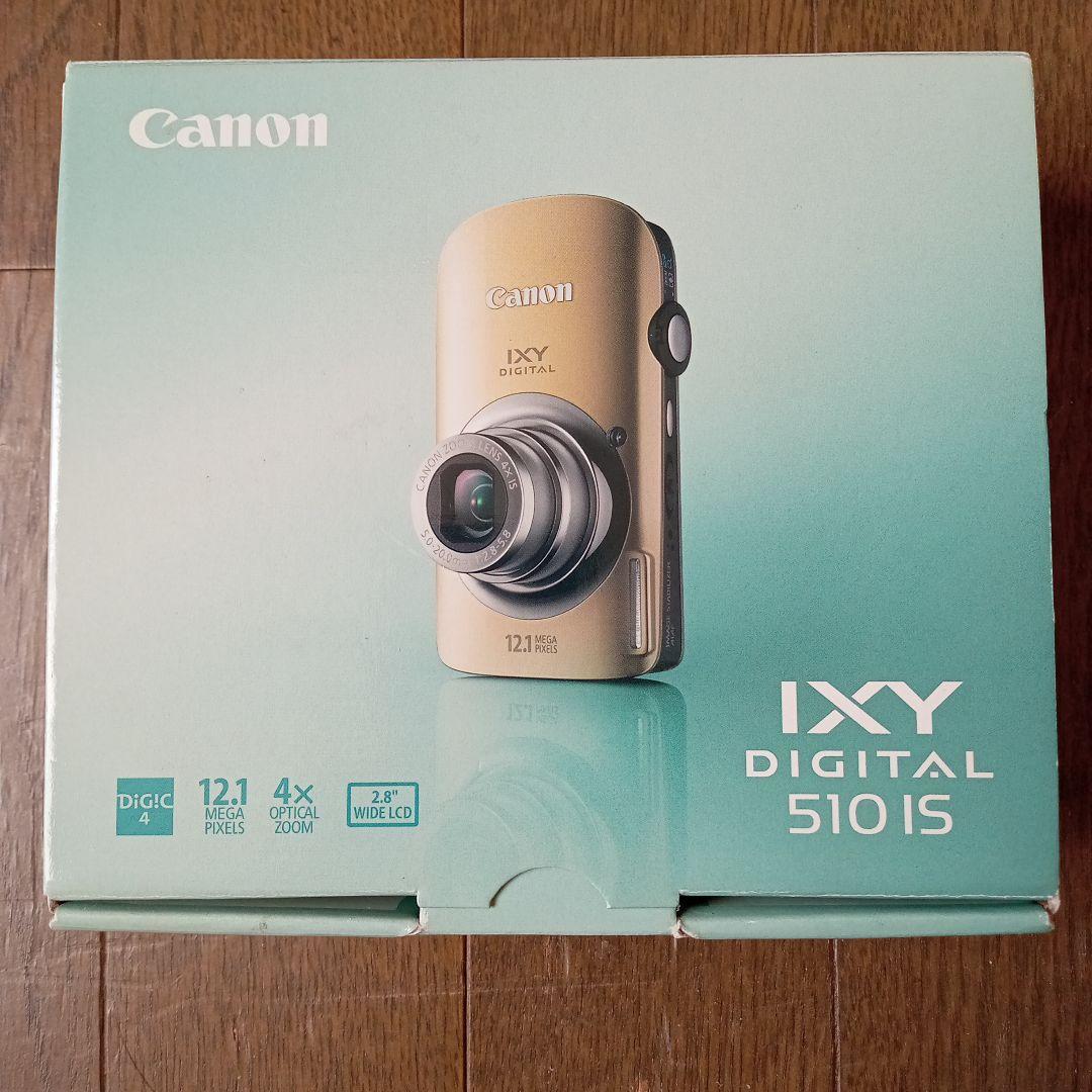 Canon IXY DIGITAL 510IS ゴールド SDカード＋保護ケース-サンローラン