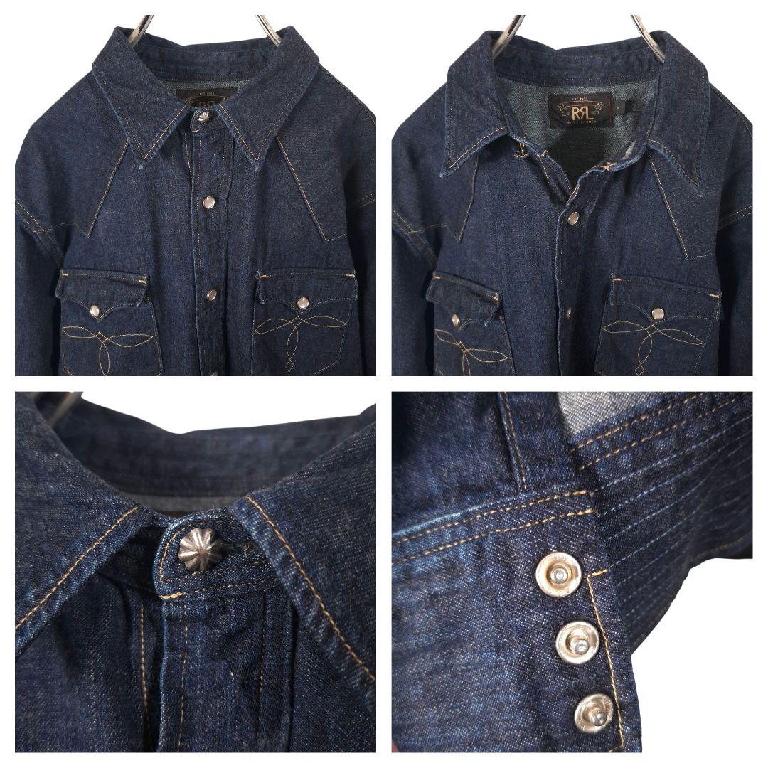 極美品 RRL ダブルアールエル デニムシャツ ウエスタン 一つ星タグ