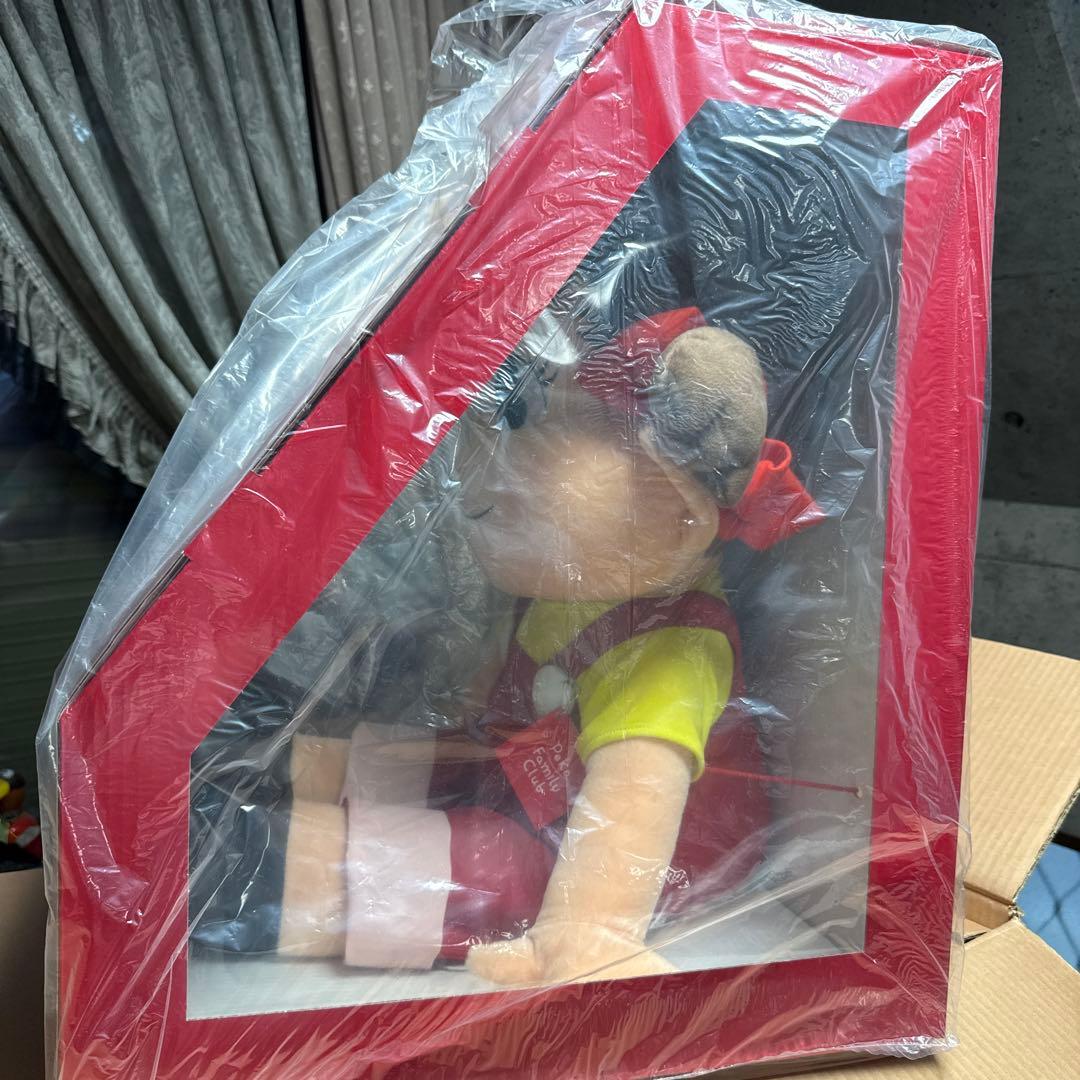 ペコちゃん 巨大ぬいぐるみ