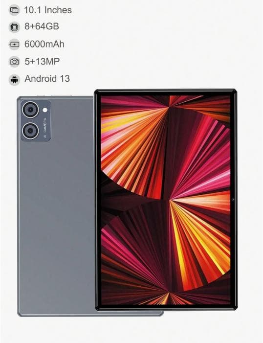 Android タブレット 8GB RAM 64GB ROM (GRAY) 新品] Android タブレット 8GB RAM 64GB ROM (GRAY)