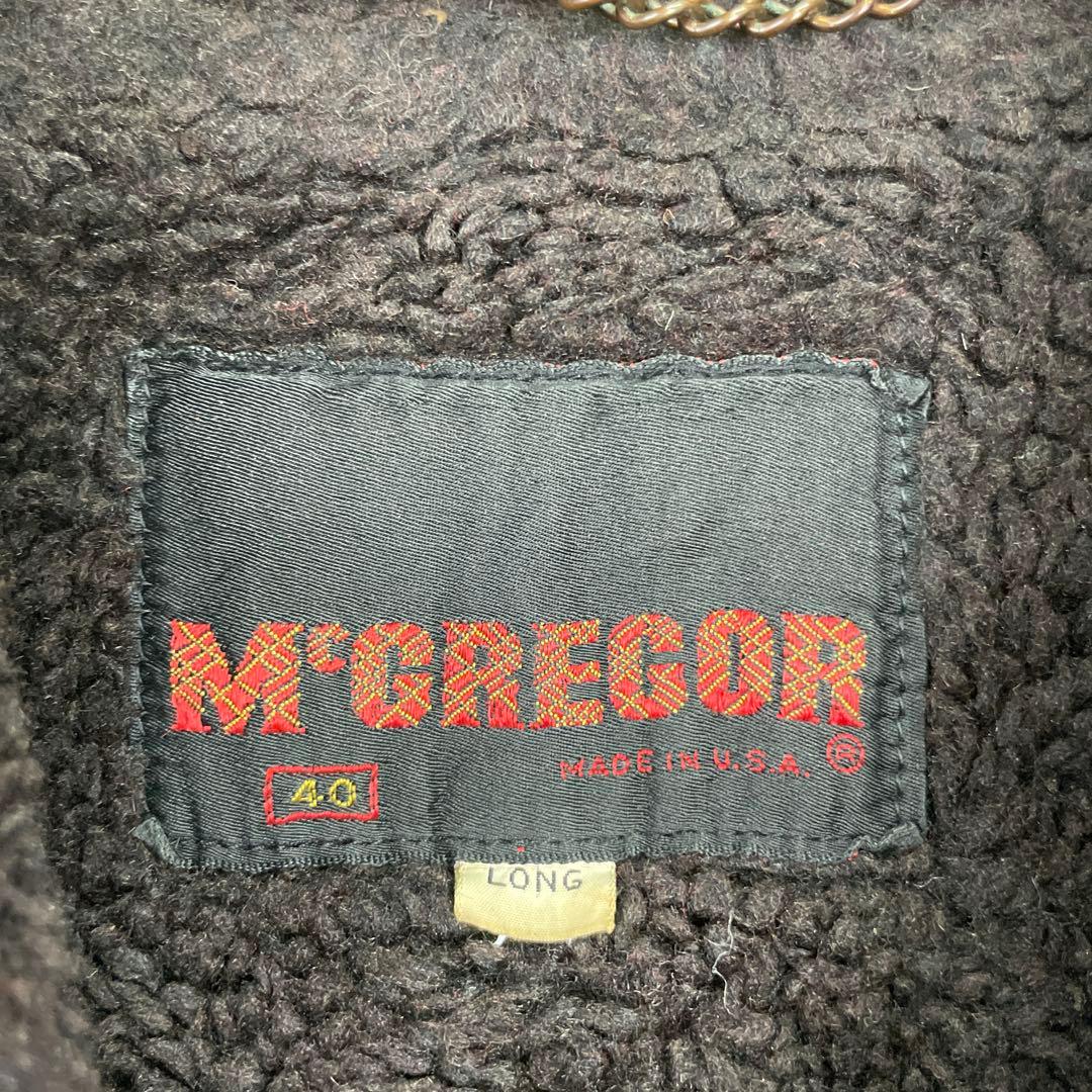 USA製マックレガーMCGREGORコーデュロイランチコート裏ボア