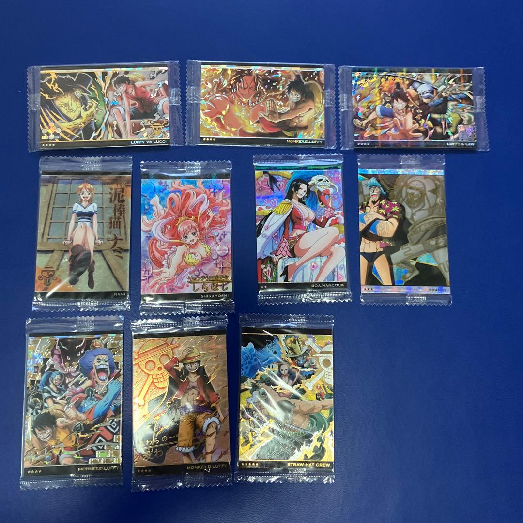 ワンピース ウエハース カード 10枚セット - メルカリ