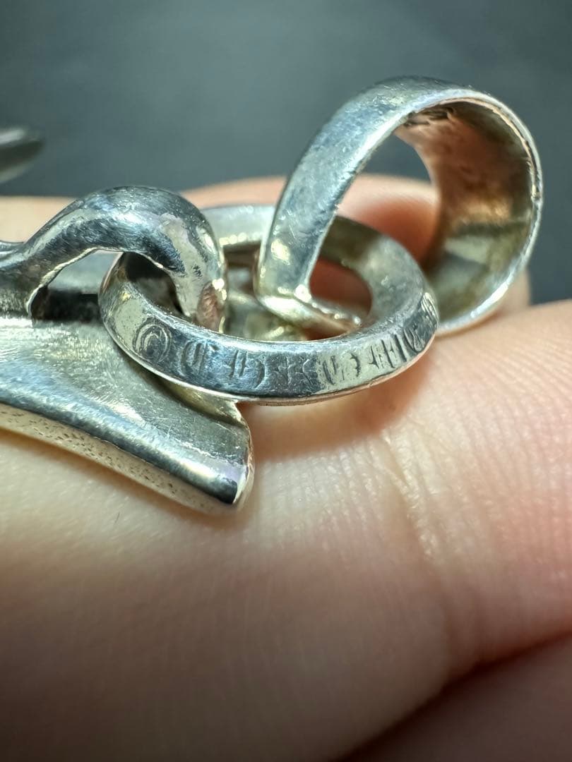 インボイス原本】クロムハーツ ラージ クロス ベイル レザー ブレード