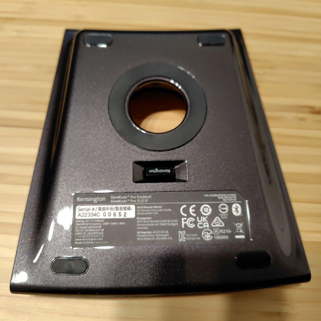 Kensington トラックボール マウスK72085JP 大玉 グレー - メルカリ