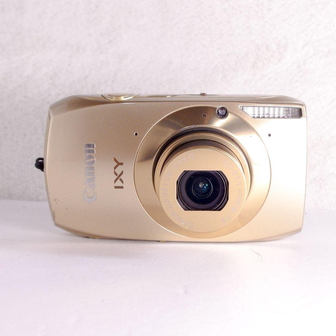 完動美品 キヤノン Canon IXY 32S ゴールド 純正バッテリー 充電器