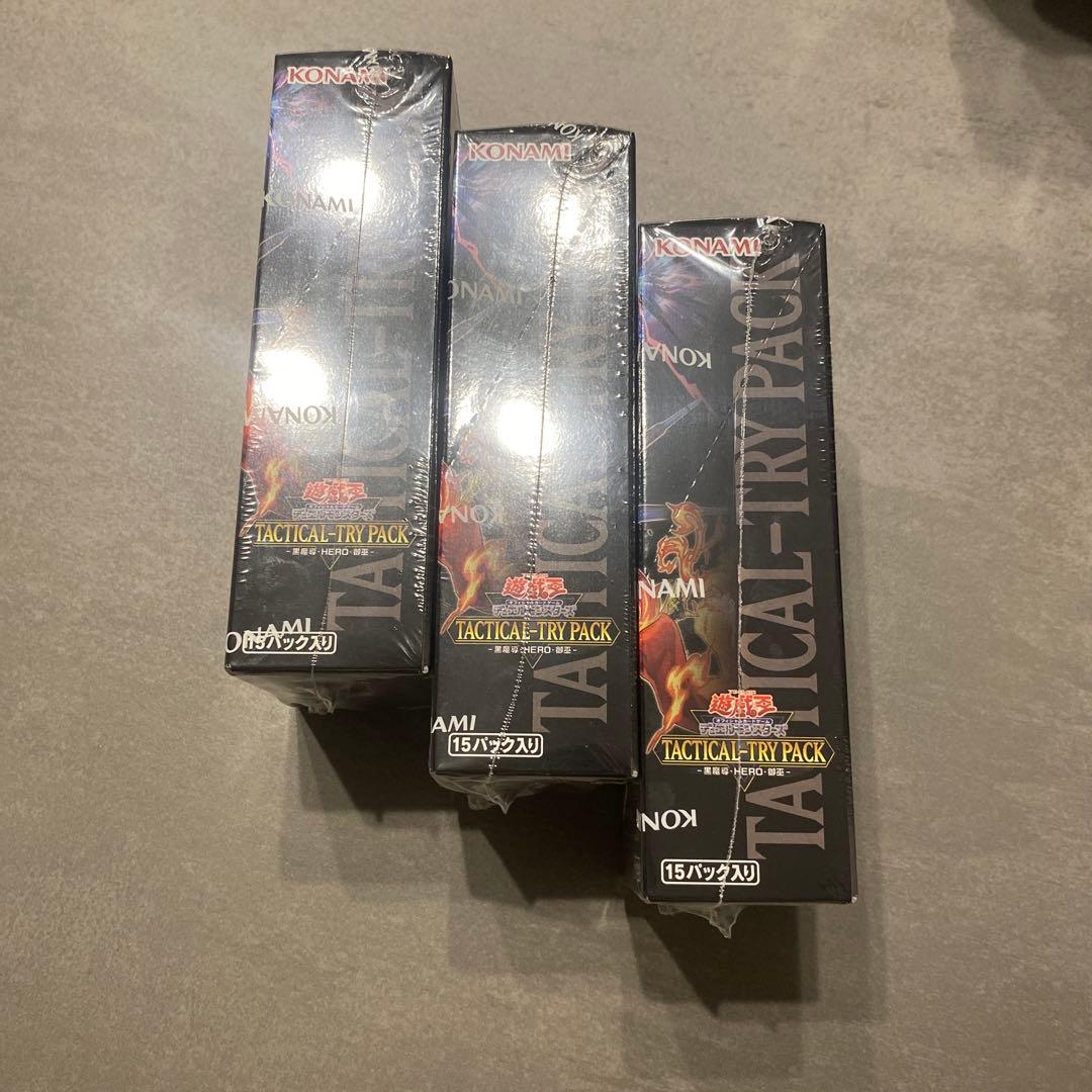 遊戯王　TACTICAL-TRY PACK 黒魔導 HERO 御巫 3BOX③