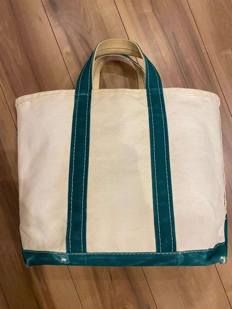80s エルエルビーン トートバッグ 2色タグ グリーン M 襤褸 - メルカリ