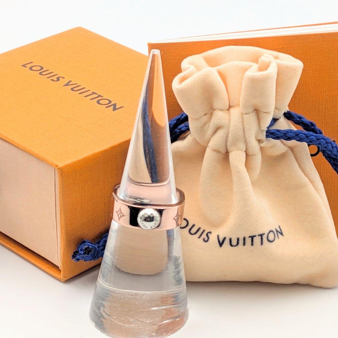 ルイヴィトン LOUIS VUITTON バーグナノグラム リング Sサイズ - メルカリ