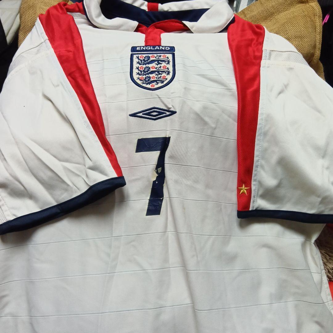 Umbro イングランド代表 Beckham 7tシャツ中古 - メルカリ