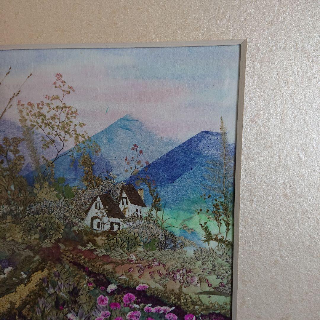 ハンドメイド 押し花 額 ふしぎな花倶楽部