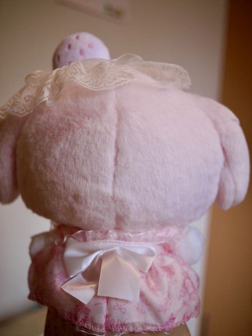 マイメロディ バースデードール 白いちごのティータイム ぬいぐるみ