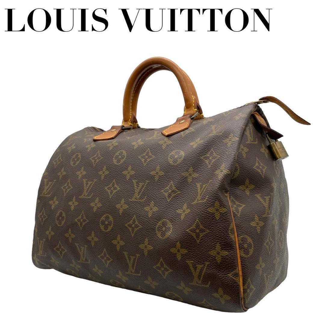 ルイヴィトン a3 スピーディ30 モノグラム ミニ ボストンバッグ レザー