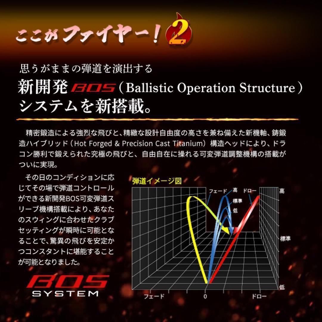 新発売☆高反発加工の最強適合! ファイヤー マキシマックス BS三菱W飛