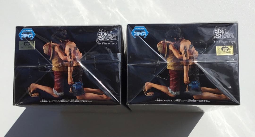 ドラマティックショーケース　ルフィ ・エース 2体セット