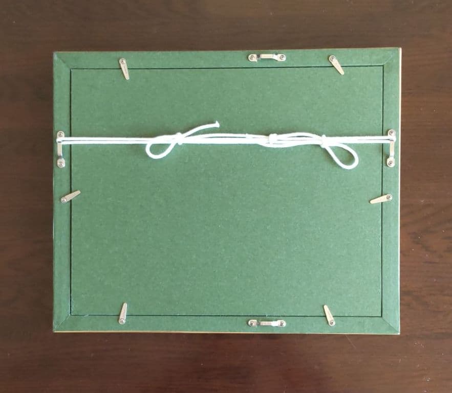 額装 雄勝石絵 10cm角x2 石絵作家 故齊藤玄昌實 - メルカリ