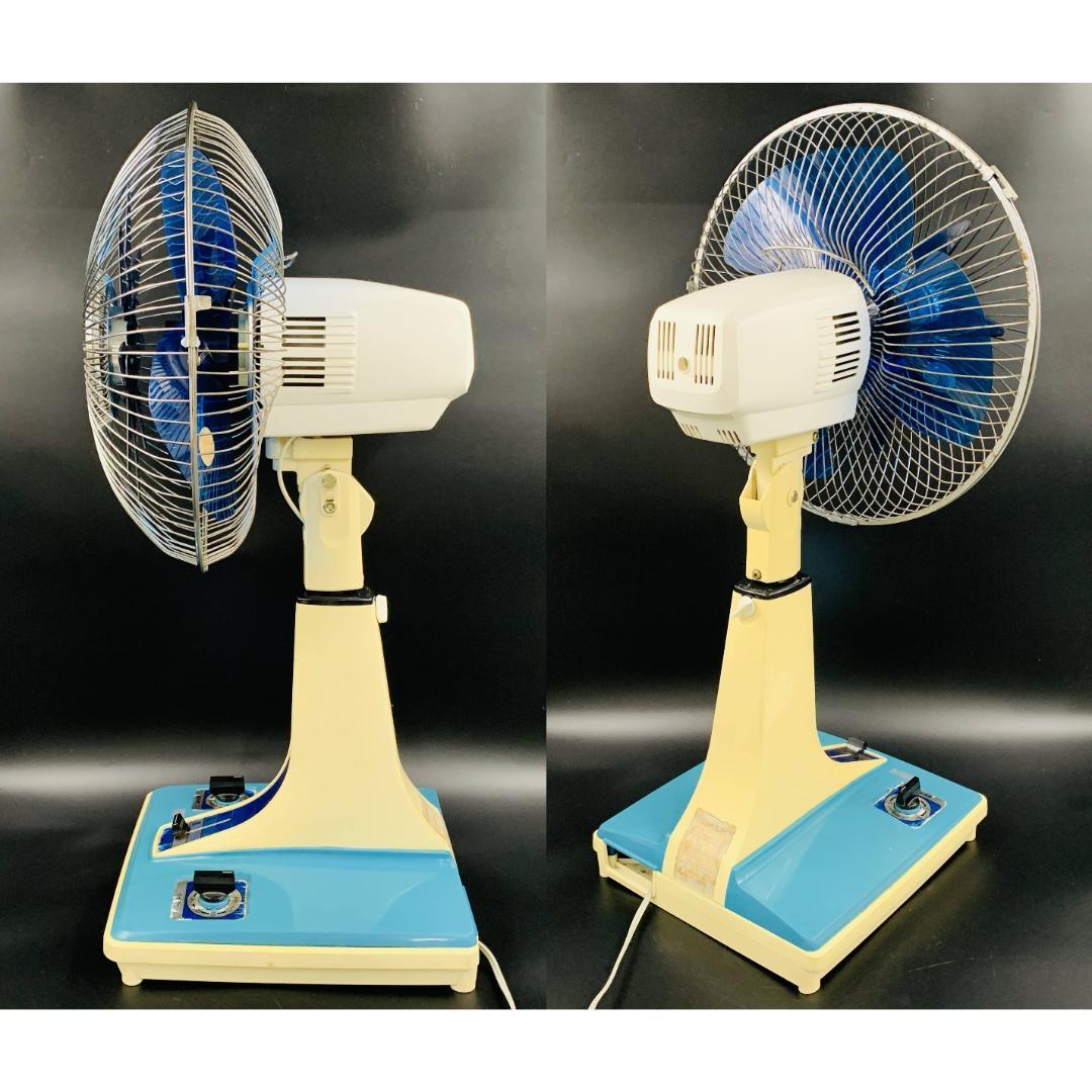 昭和レトロ 当時物 日立 ダブル羽根扇風機 さわ風 H-30FK 形【完動品