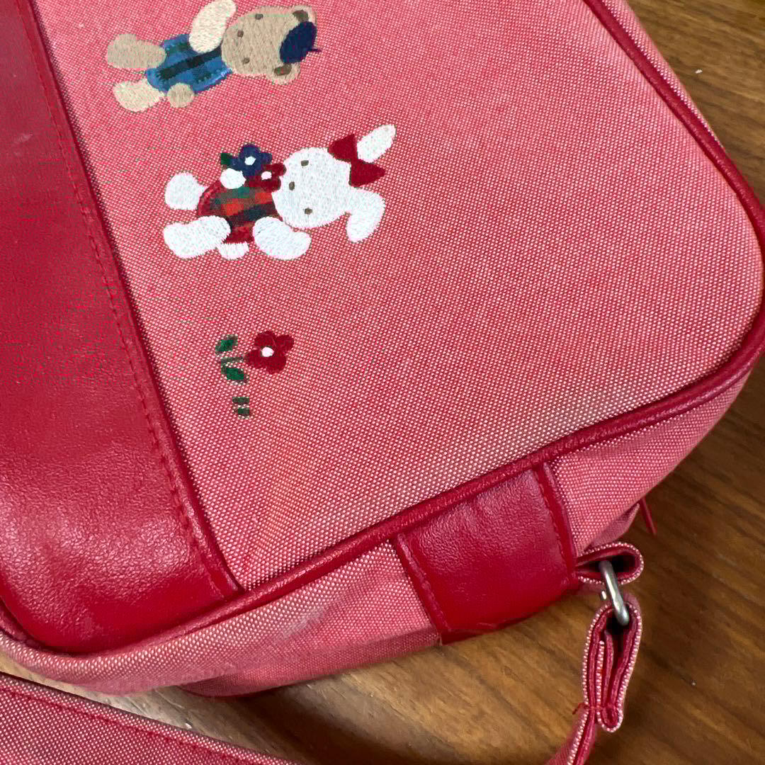 ファミリア⭐︎familiar【幼稚園バッグ】赤ショルダー - メルカリ