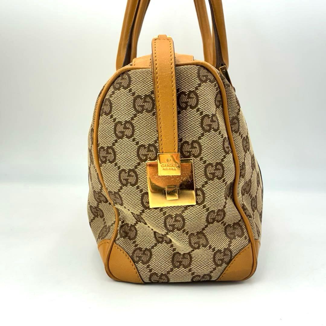 グッチ ミニボストンバッグ シェリーライン GG柄 ハンドバッグ 鞄