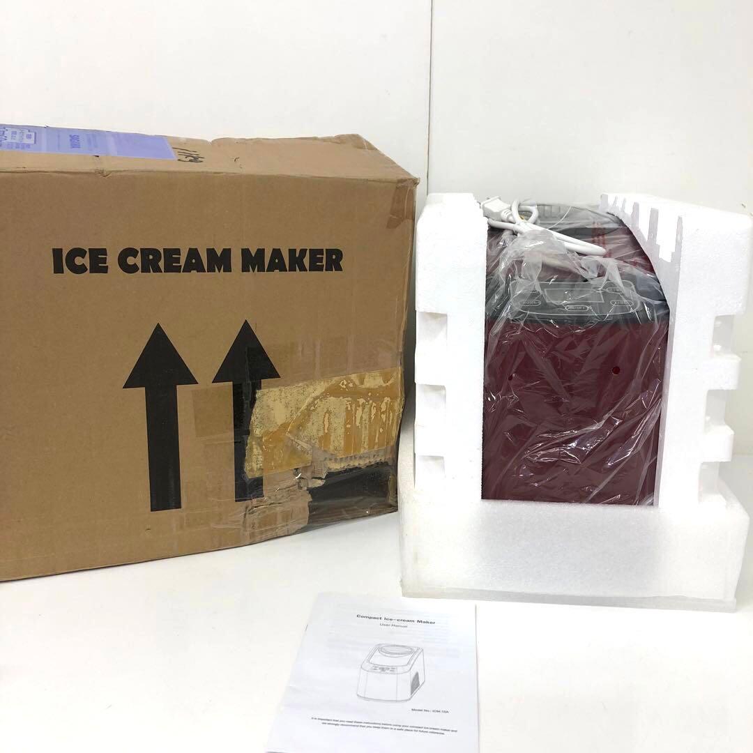 4132-E 自動アイスクリームメーカー ICM-15A 未使用 楽天市場】アイスクリームメーカー 【 KWI-15 】 全自動 業務用 家庭用