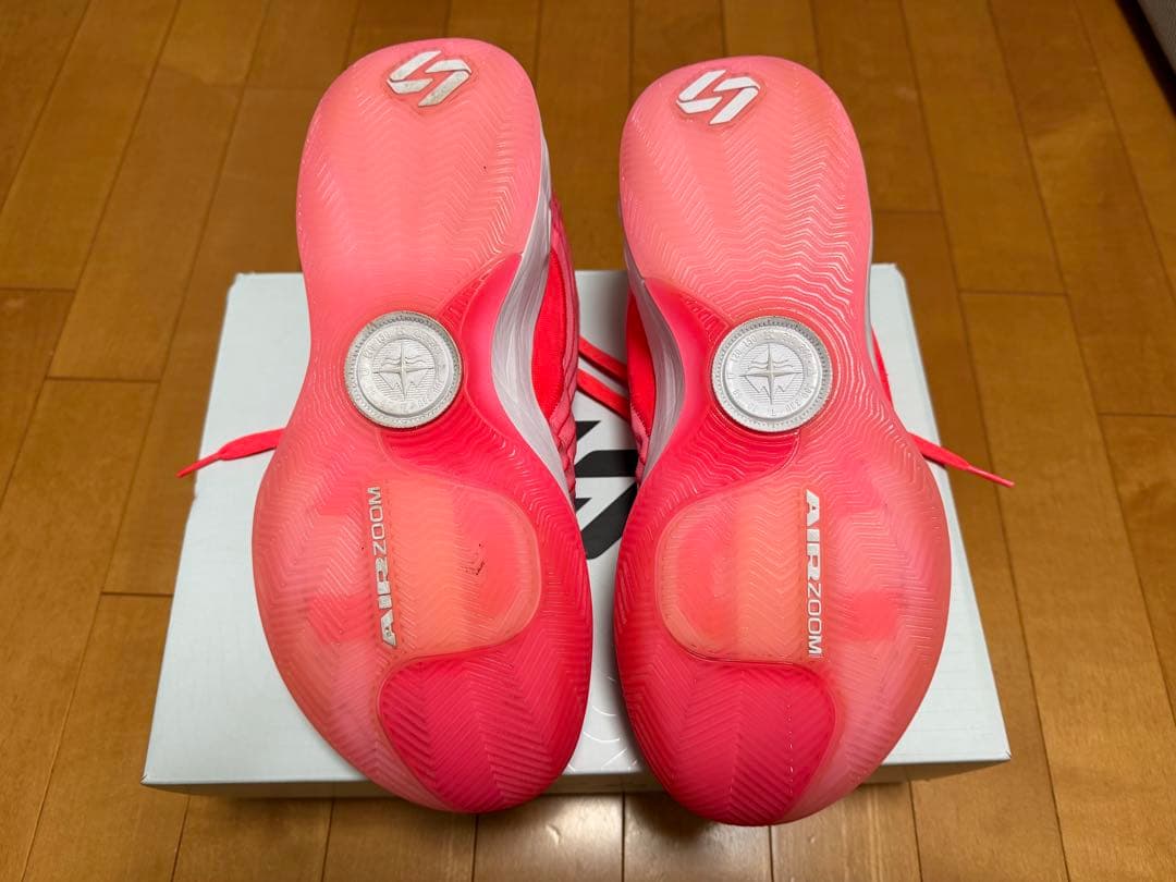 ルカ4 luka4 Jordan ピンク　フラッシュクリムゾン　27.5cm