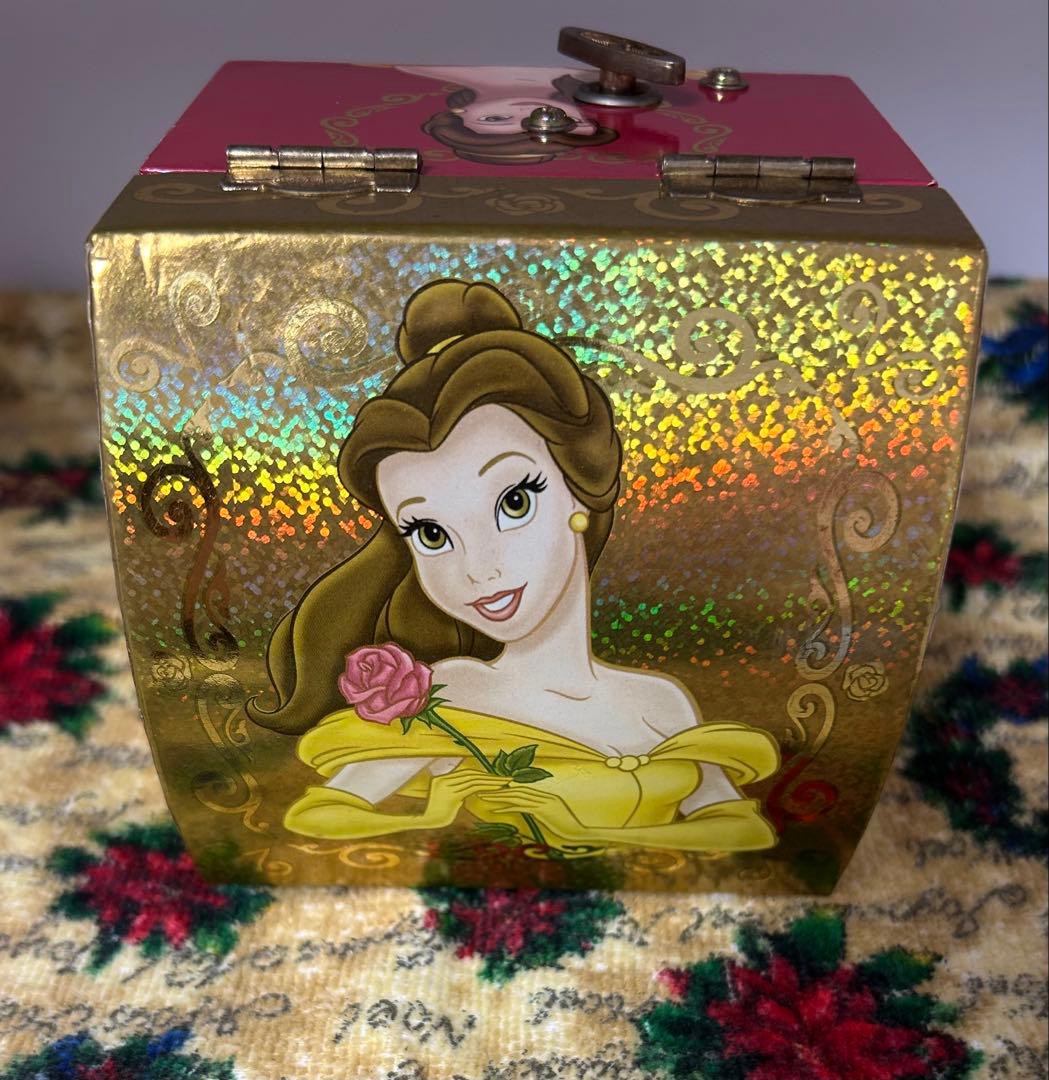 ディズニーベルのオルゴール付きジュエリーボックス - メルカリ