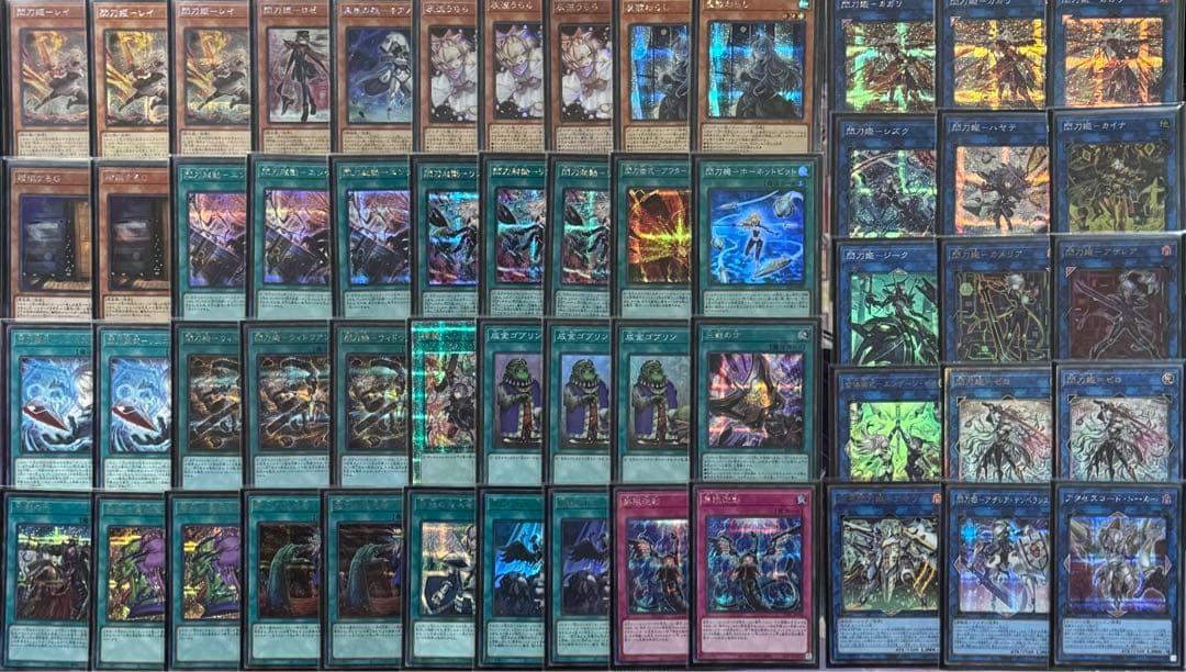 【本格構築】　遊戯王　閃刀姫　デッキ　イラスト違いあり　シク多数　カガリスリーブ