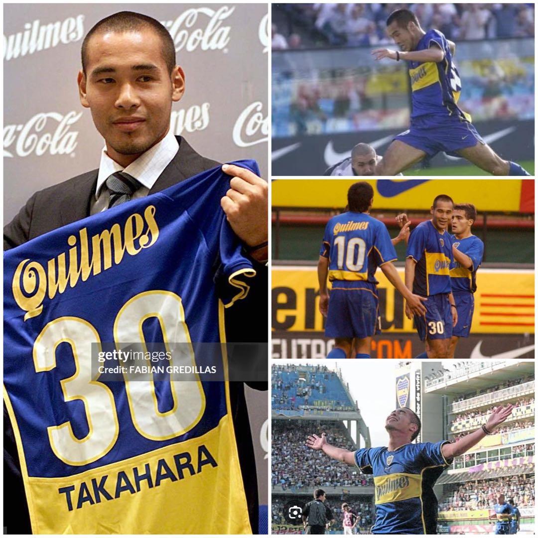 正規品】 2001/02 ボカジュニアーズ ホーム 高原直泰 L ナイキ - メルカリ