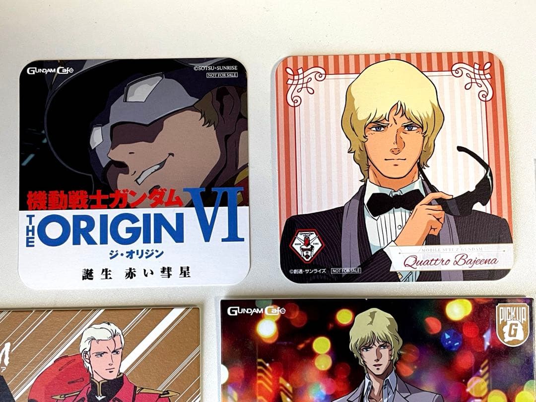 Zガンダム アクリルスタンド コースター 5点 クワトロ シャア