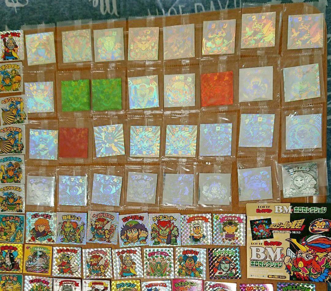 初代ビックリマンシールヘッド120枚以上、ホロ シリーズ 全種類 アイス