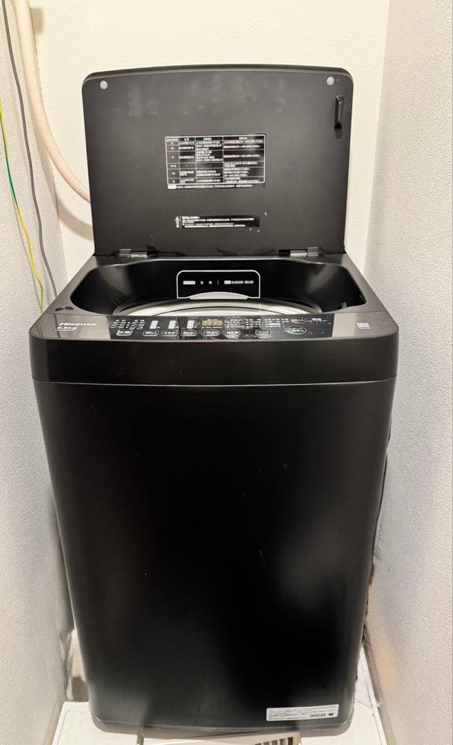 Hisense 5.5kg 全自動洗濯機 HW-G55E2K 黒