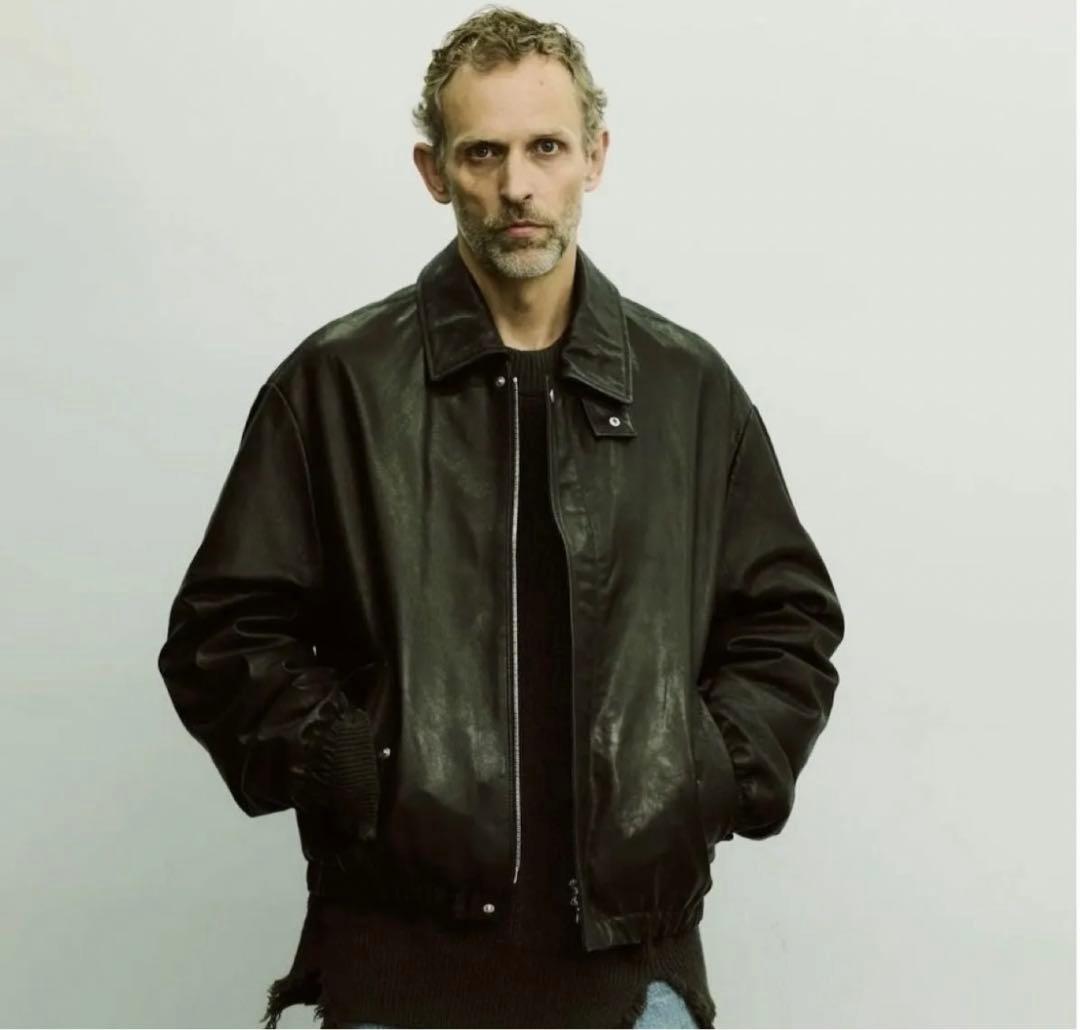 stein 24SS leather zip blouson S - メルカリ