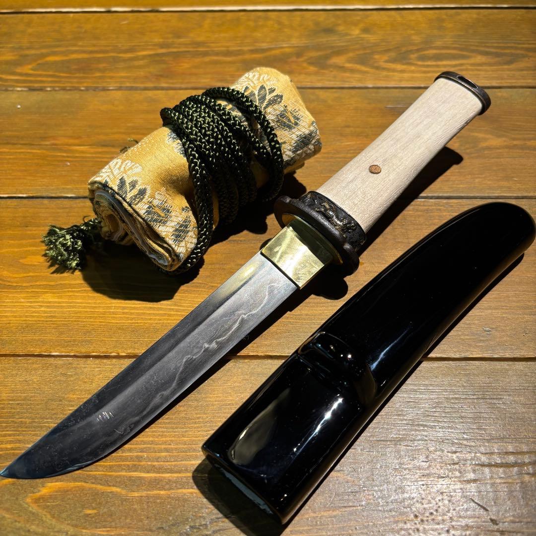 日本刀残欠クラフトナイフNo.82 久次 切先 日本刀残欠クラフトナイフNo.96 藤井兼藤 切先