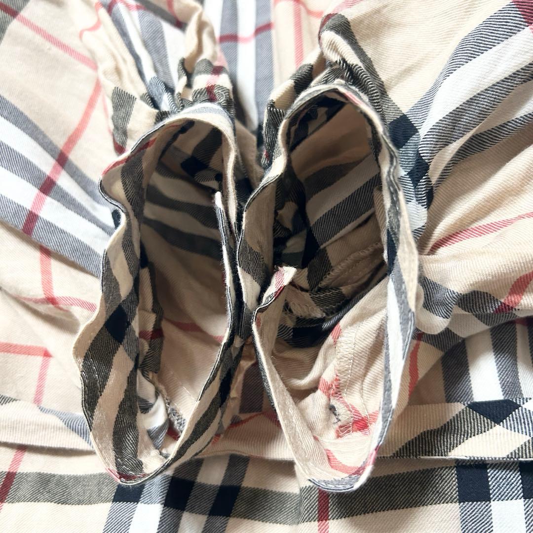 2way✨バーバリーブルーレーベル パフスリーブブラウス ノバチェック
