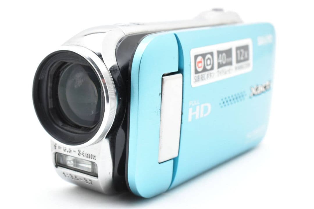 SANYO Xacti DMX-GH1 ビデオカメラ 本体 ブルー 元箱付き