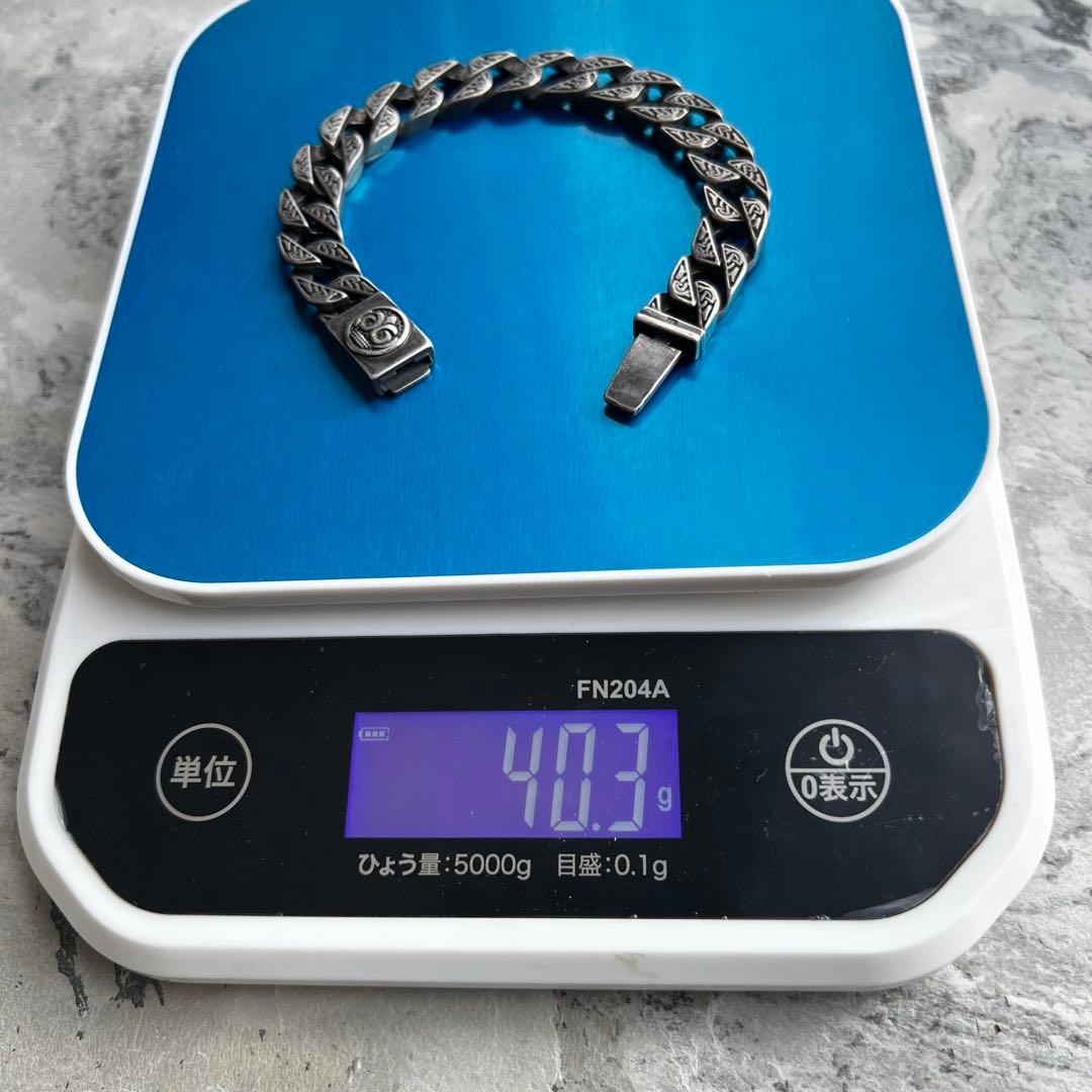 VINTAGE ヴィンテージ リンク 喜平チェーン ブレスレット バックル