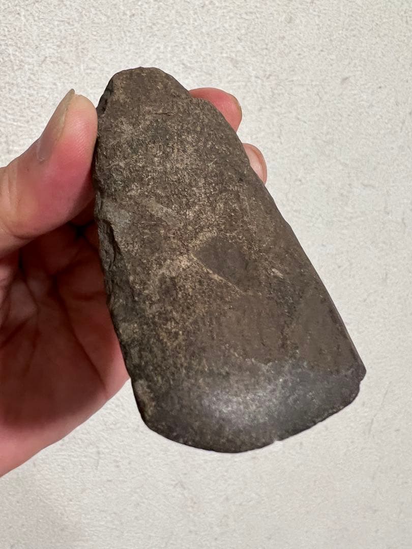 縄文時代中期 北海道 常呂 石斧 磨製石器 発掘 出土 世界遺産 骨董 古