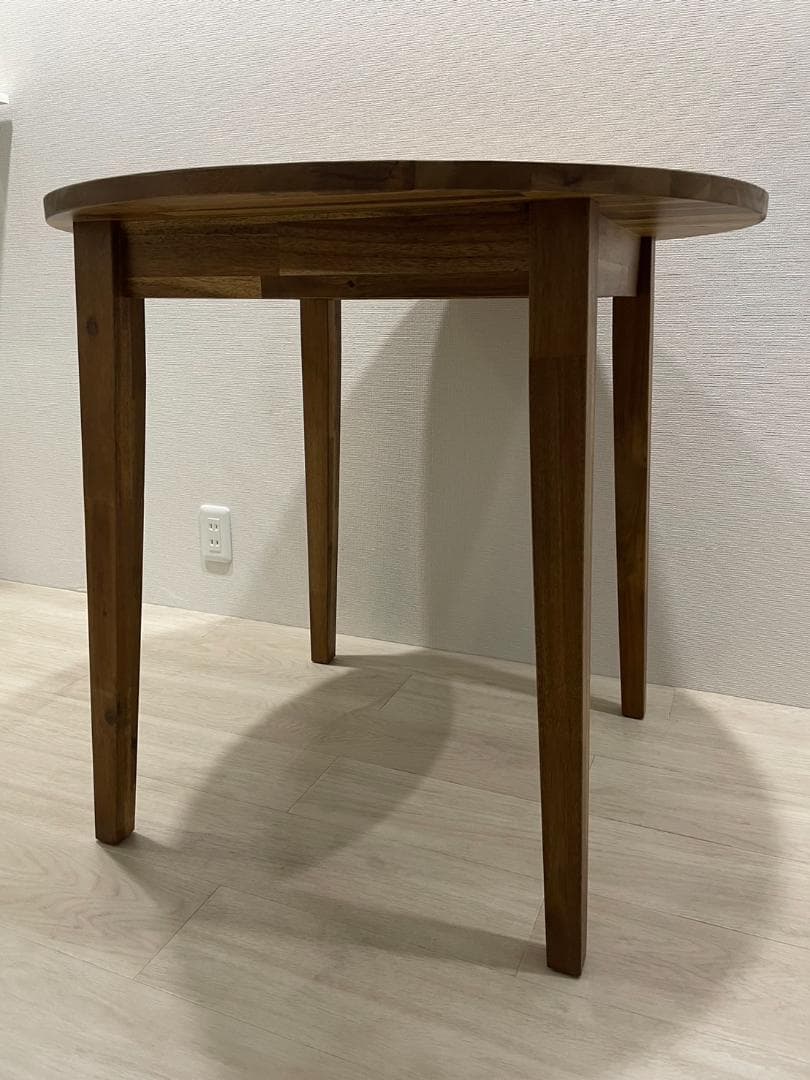IKEA ナッカンネース 丸テーブル アカシア - メルカリ