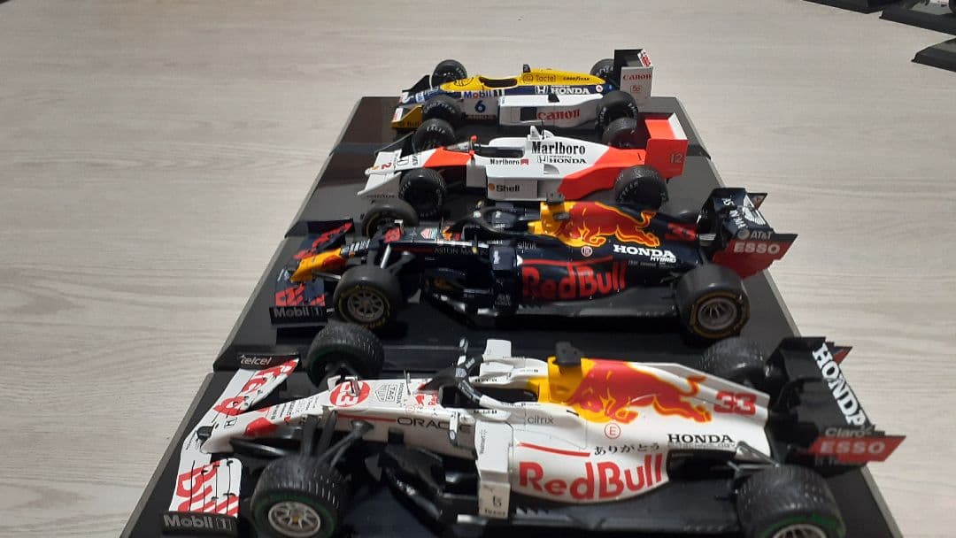 ビッグスケールF1コレクション ホンダエンジン搭載車4台セット