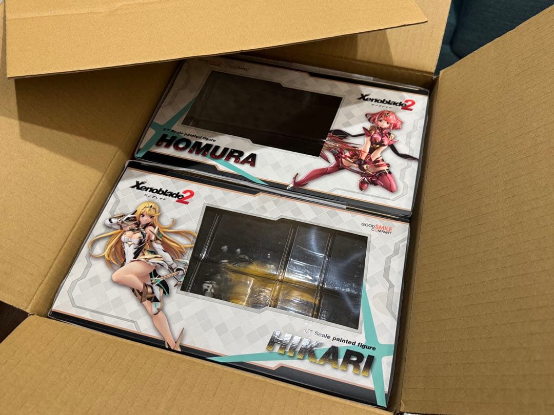 ゼノブレイド2 ホムラ & ヒカリ 1/7 フィギュアセット 【新品・未開梱