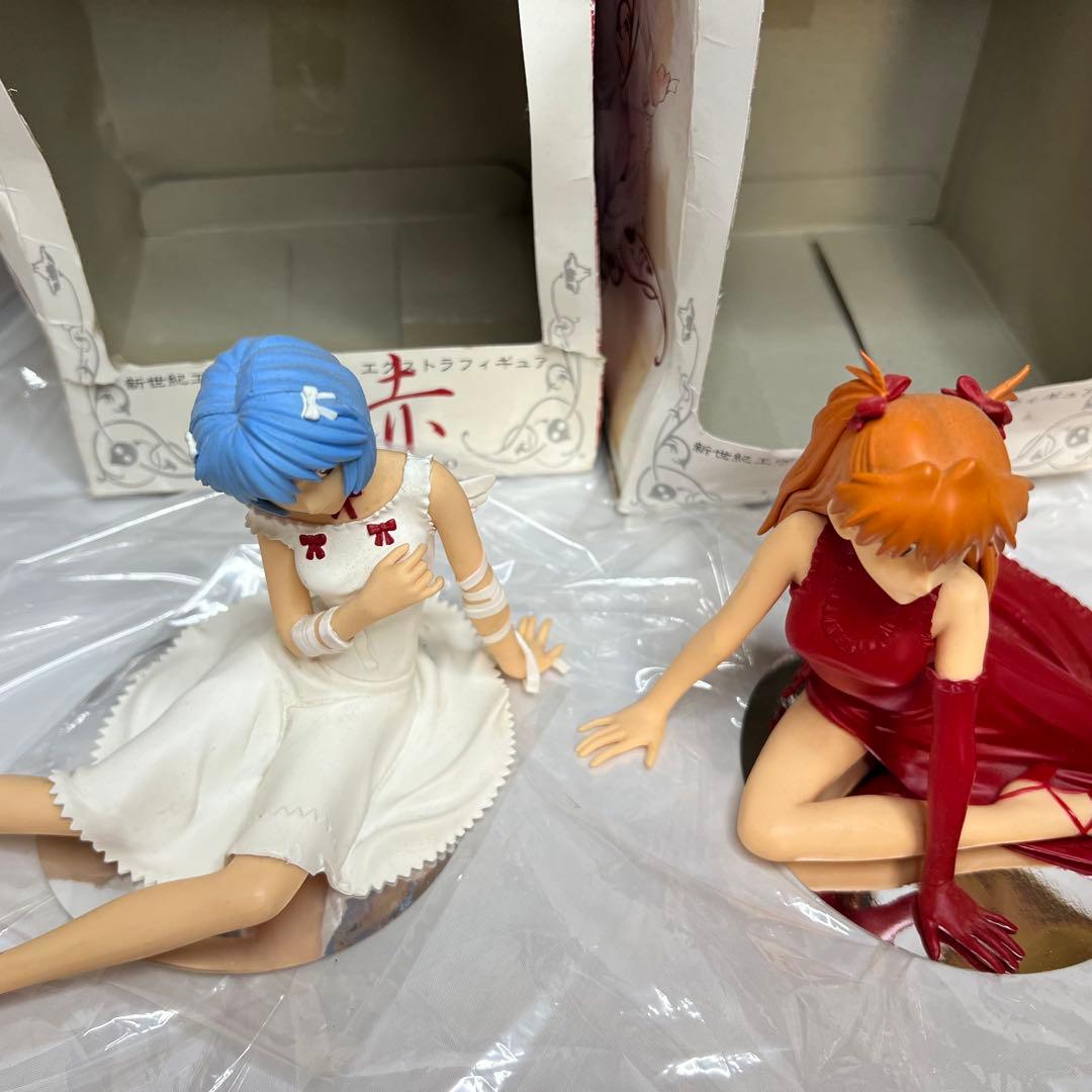 エヴァンゲリオン エクストラフィギュア 白と赤 綾波レイ&惣流アスカ