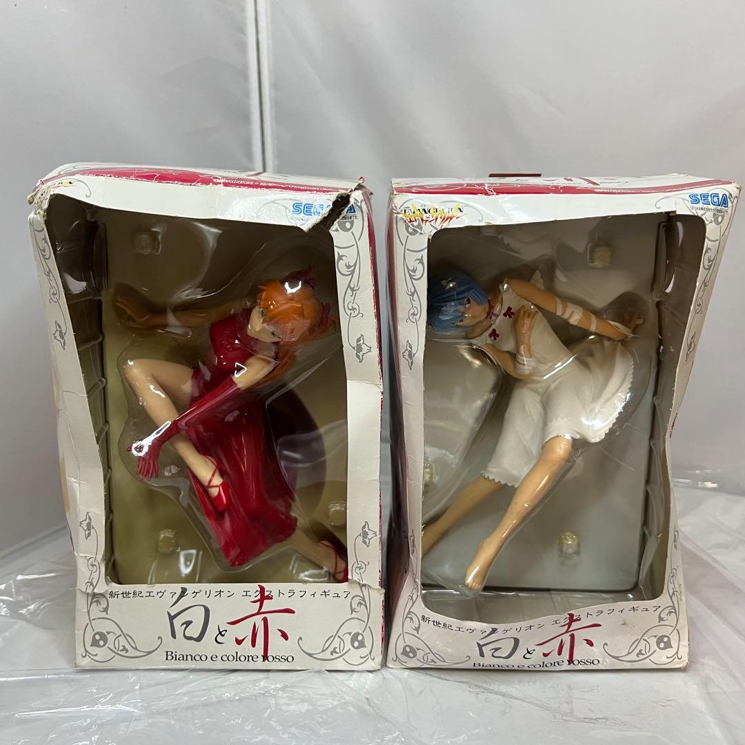 エヴァンゲリオン エクストラフィギュア 白と赤 綾波レイ&惣流アスカ