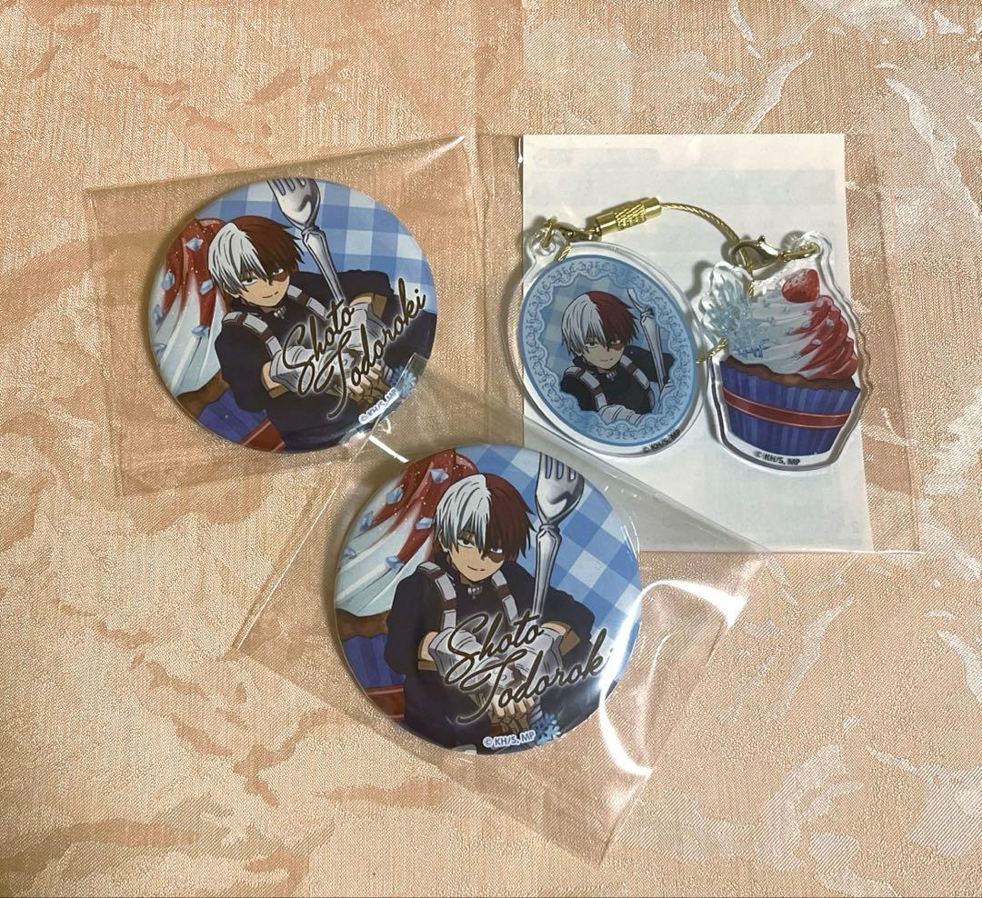 ヒロアカ オープンスクール カップケーキ ワイヤーチャーム 轟焦凍 缶