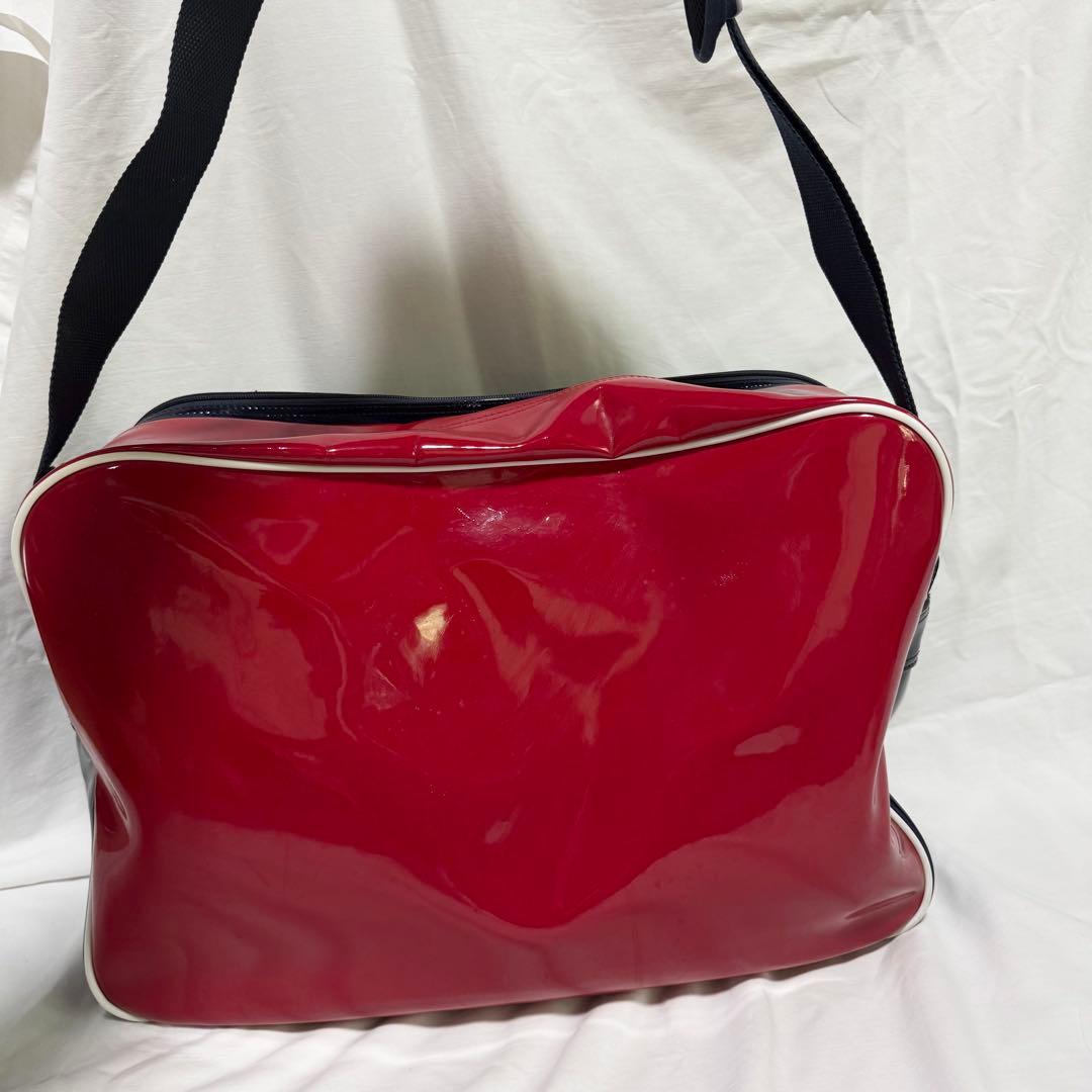 asics アシックス エナメルバッグ ショルダーバッグ スポーツ エナメル