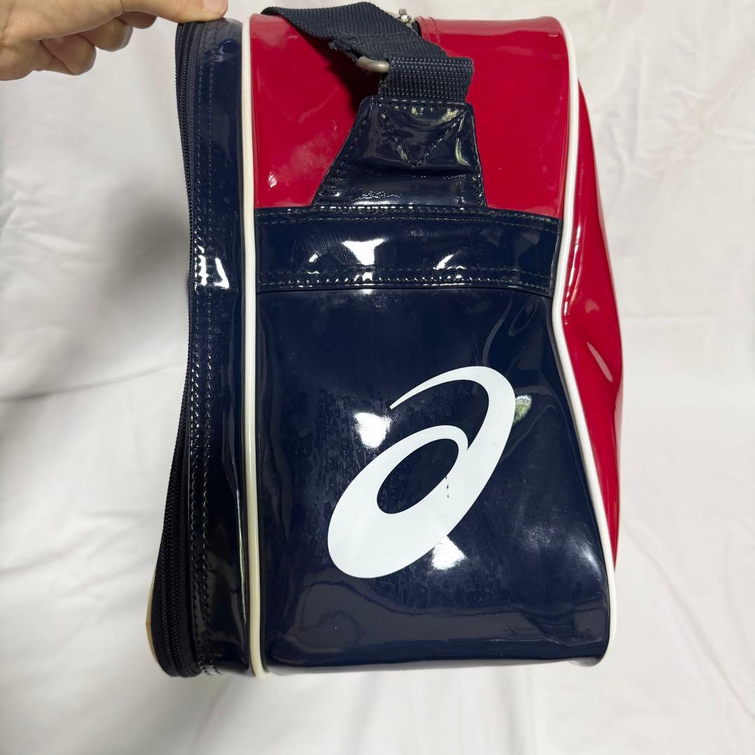 asics アシックス エナメルバッグ ショルダーバッグ スポーツ エナメル